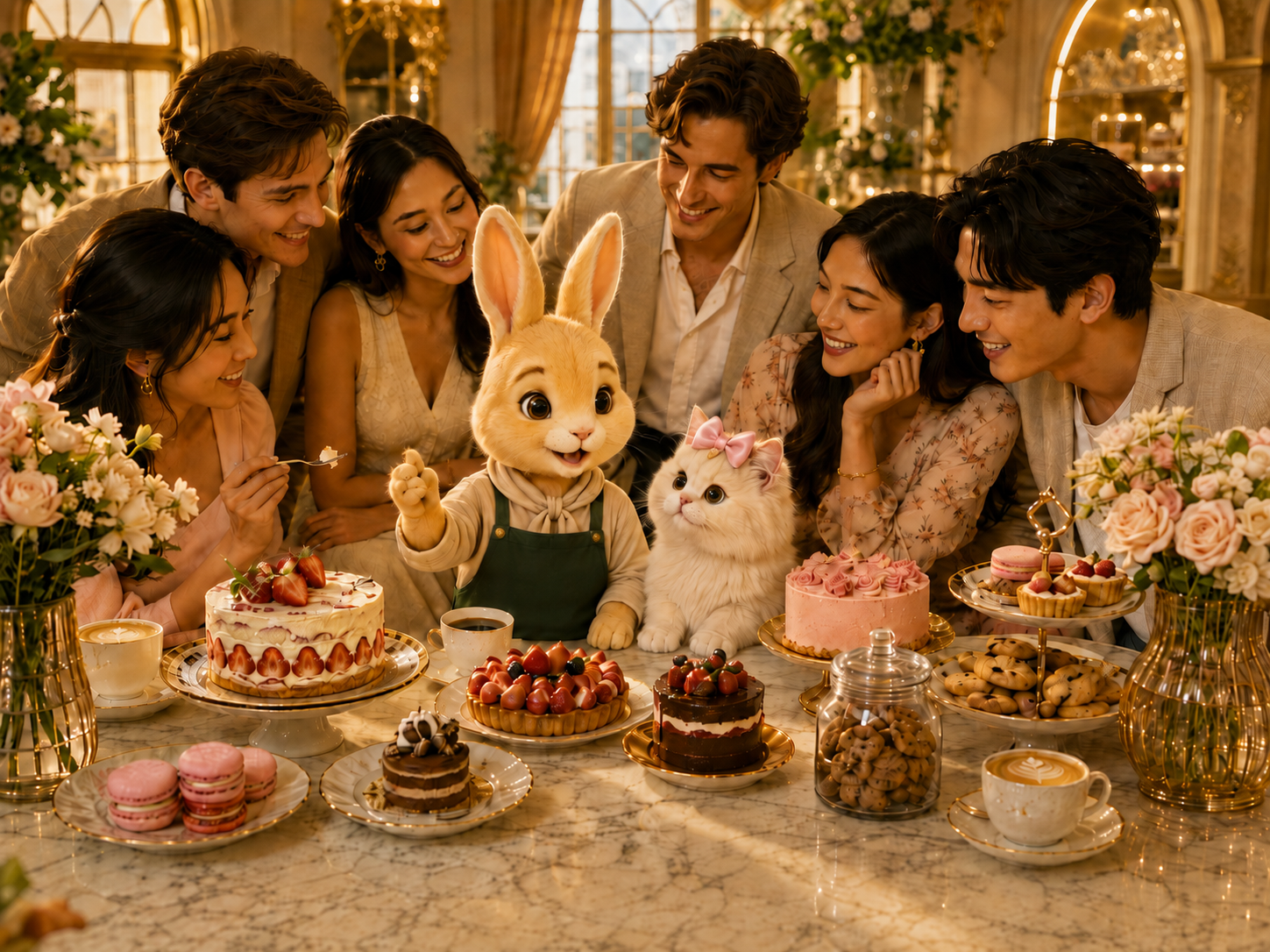 Bunny and Mish welcoming a joyful community of dessert lovers